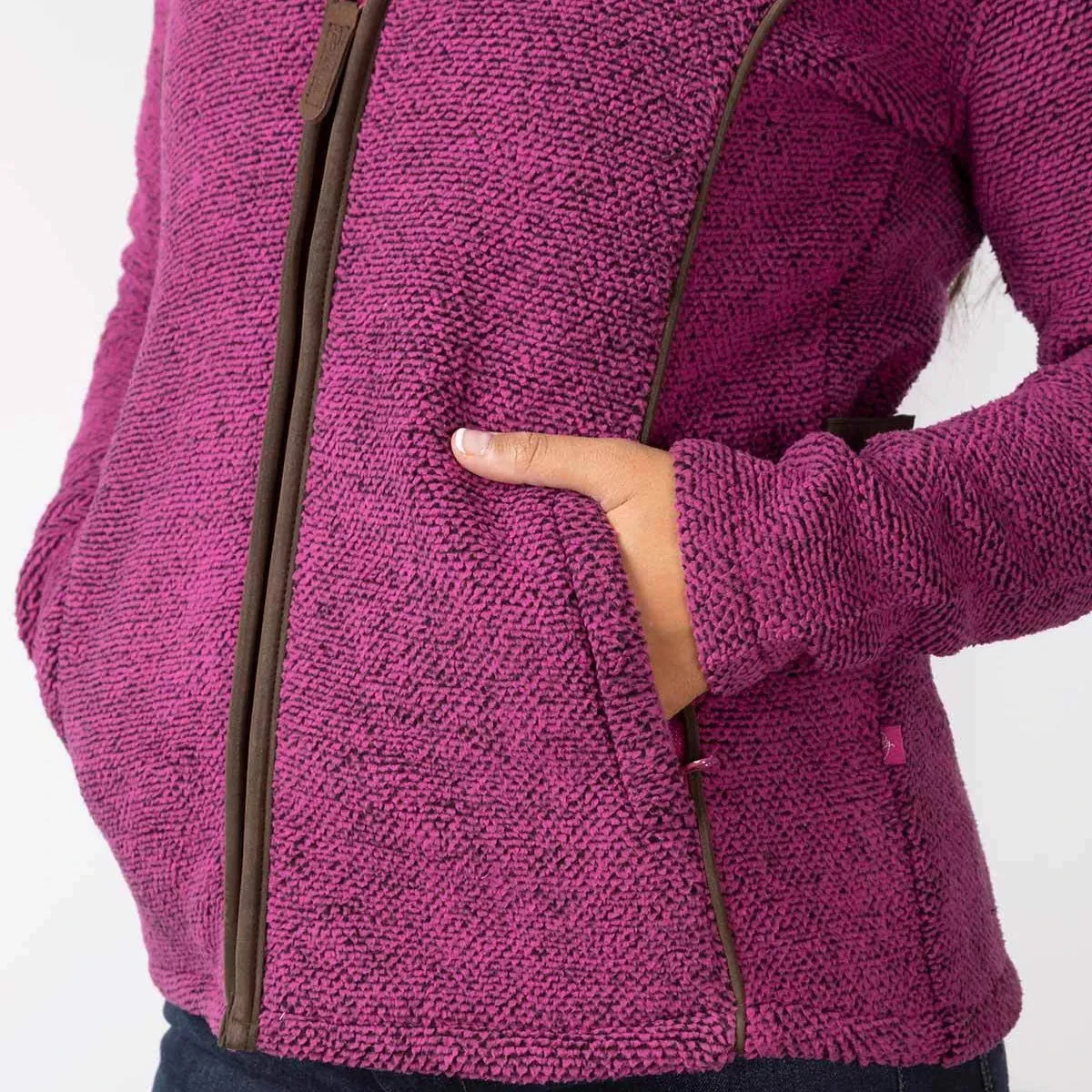 Ladies Fluffy Fleece Jacket