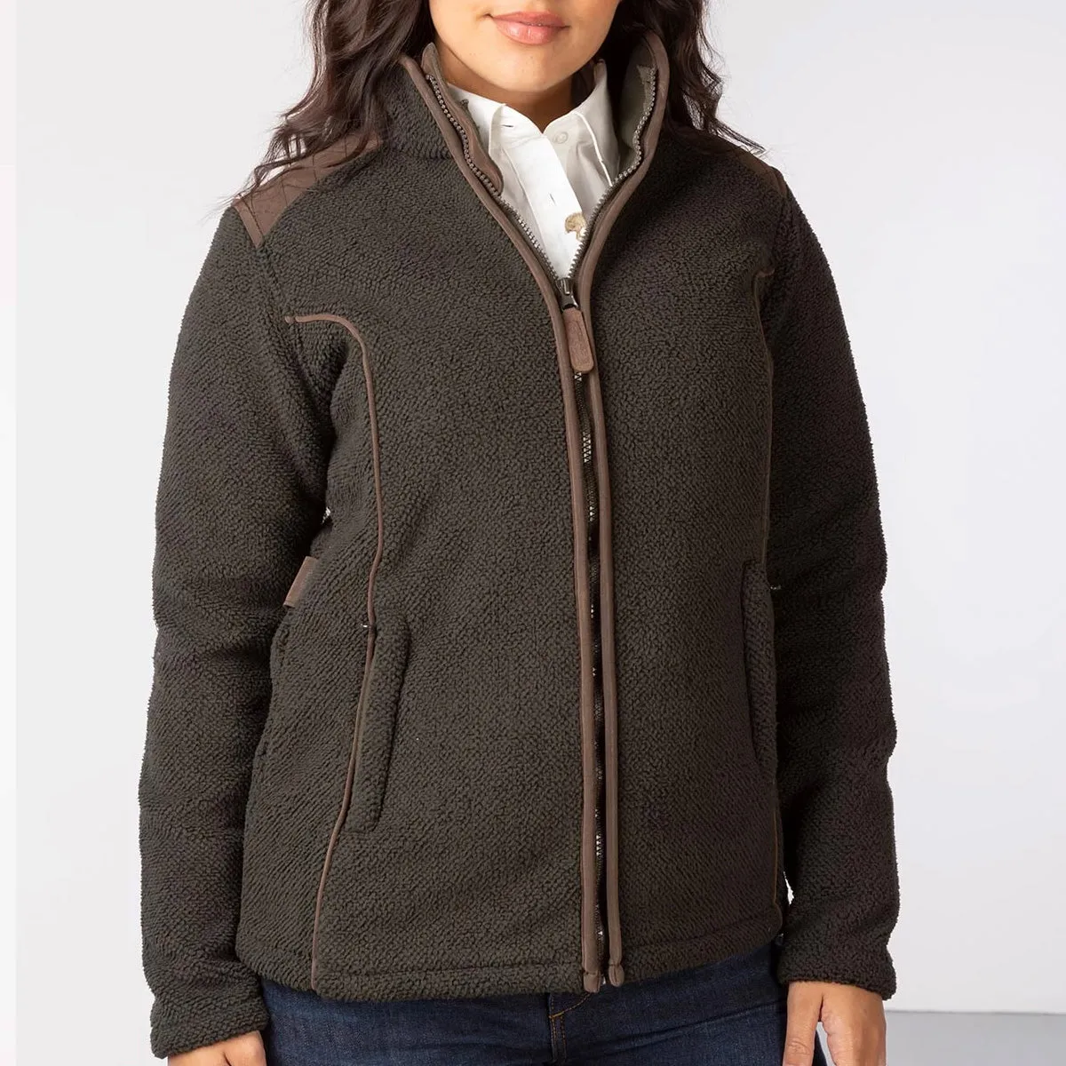 Ladies Fluffy Fleece Jacket