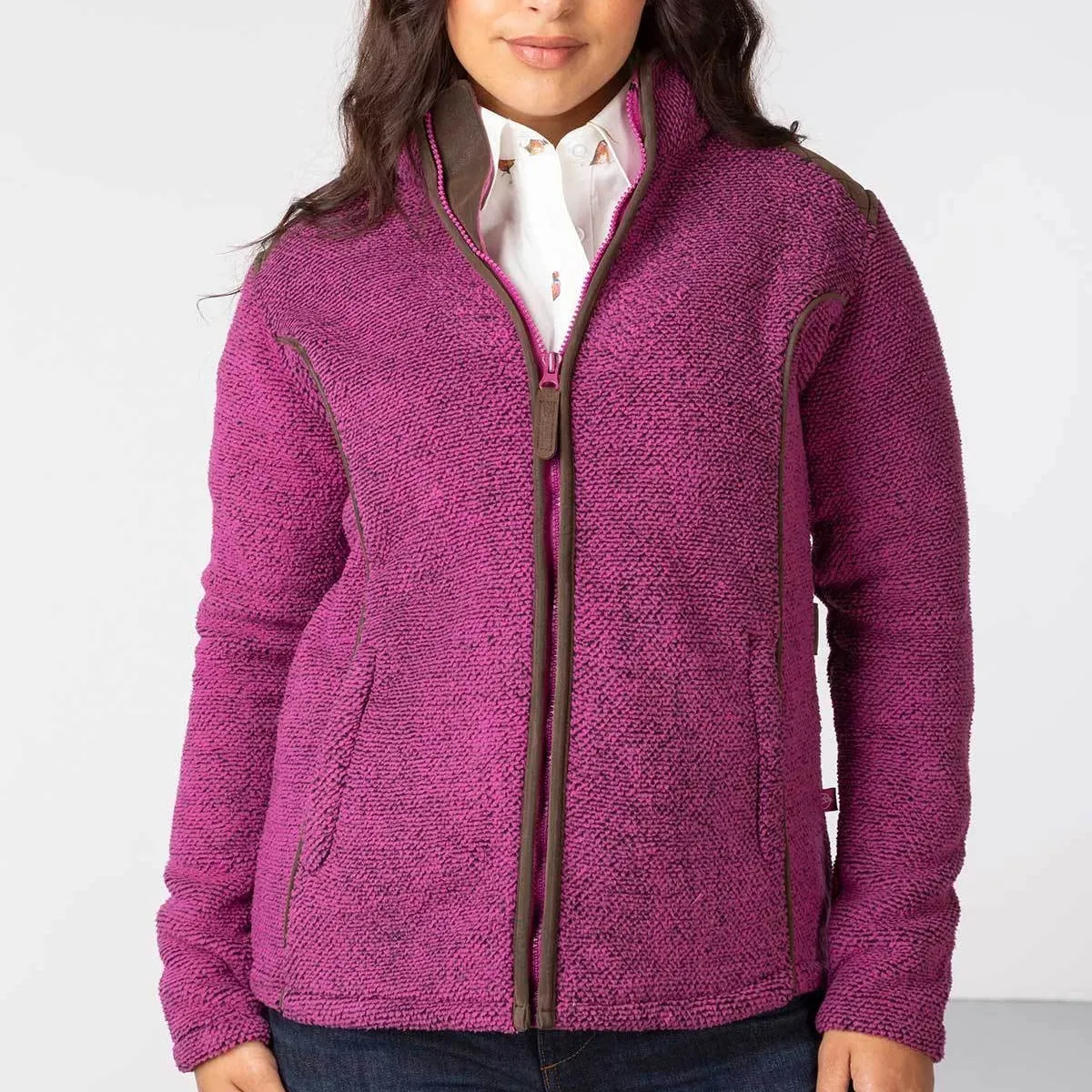 Ladies Fluffy Fleece Jacket