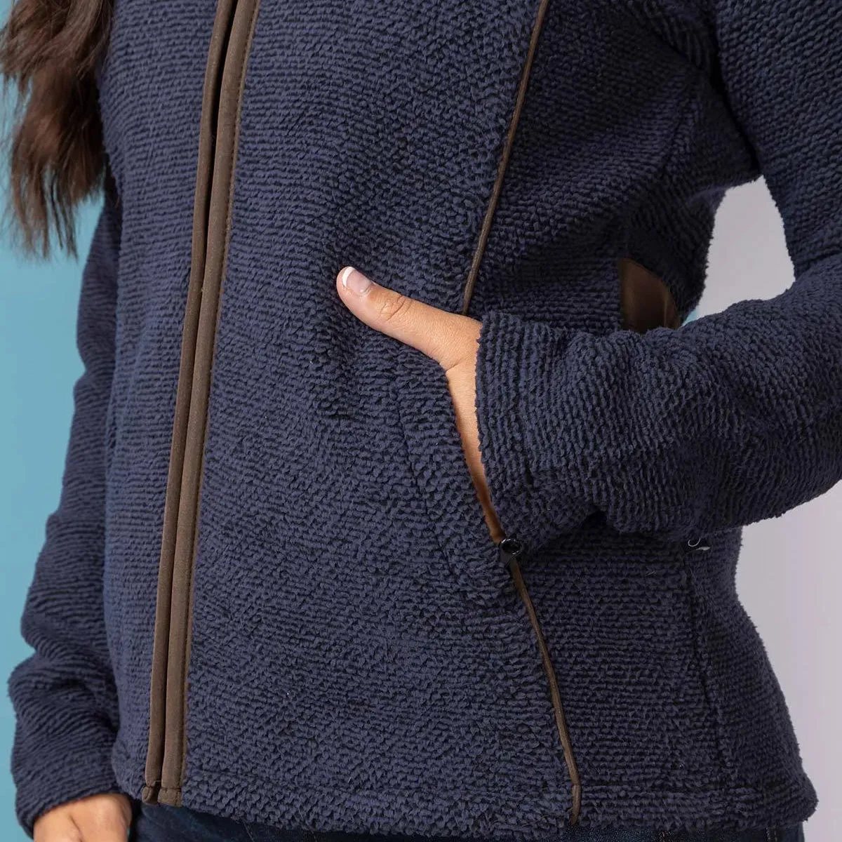 Ladies Fluffy Fleece Jacket