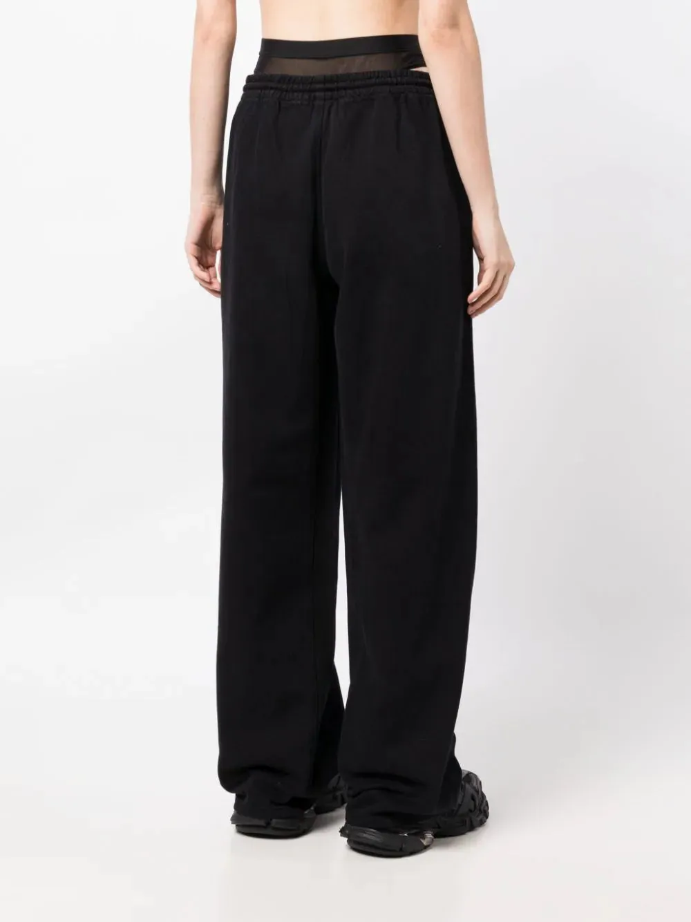 Layered Track Pant In Denim