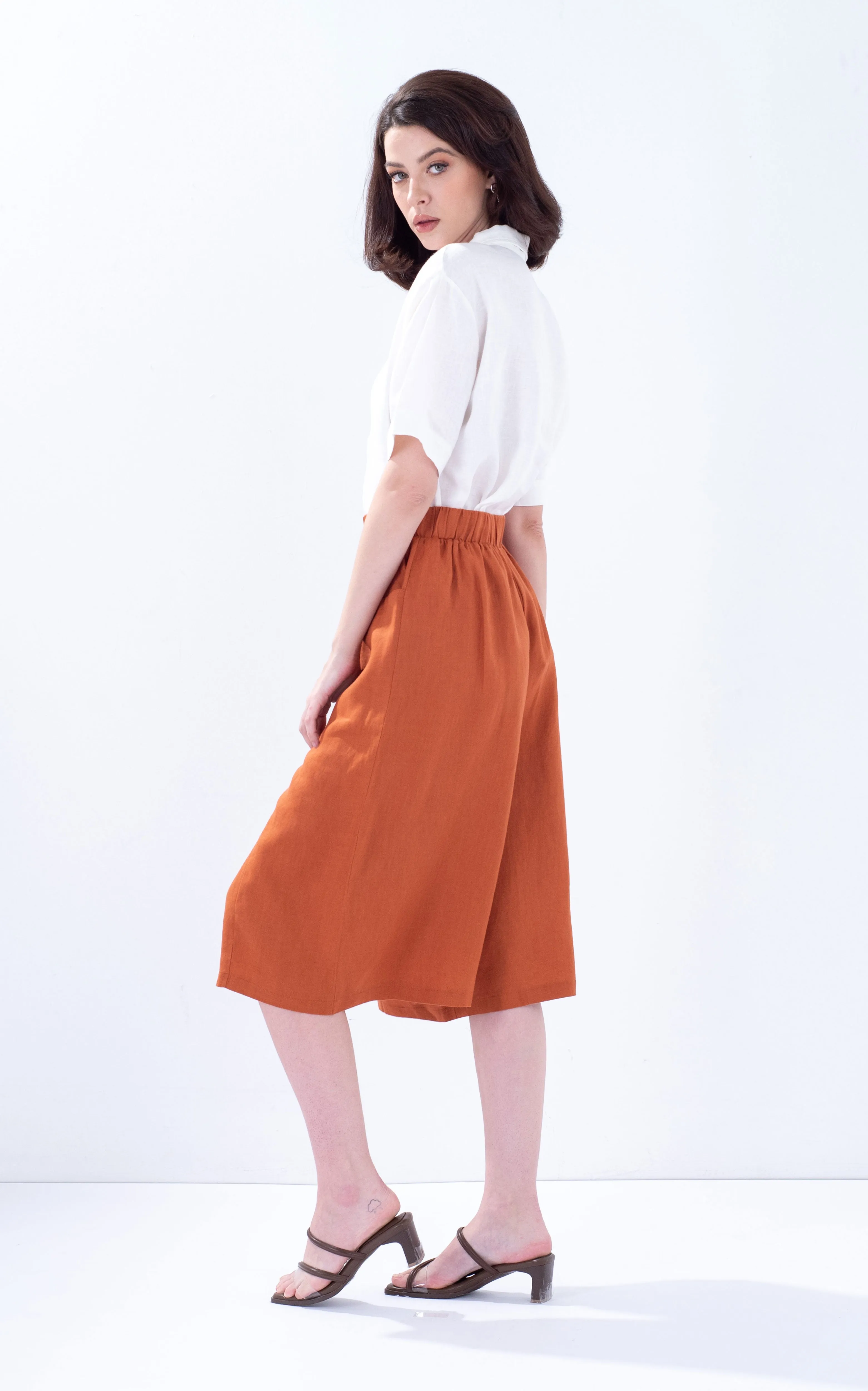 Linen Pocket Culottes