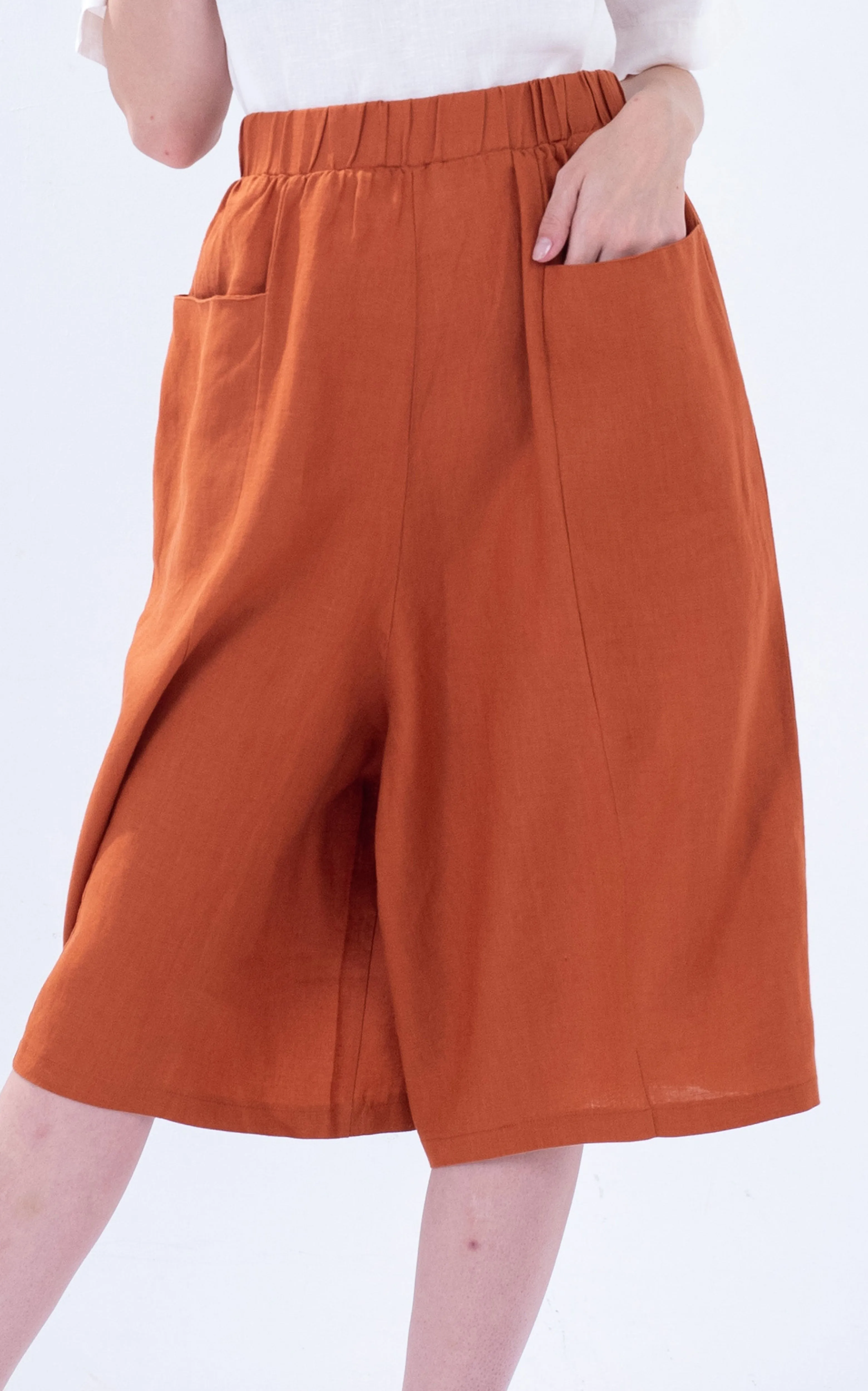 Linen Pocket Culottes