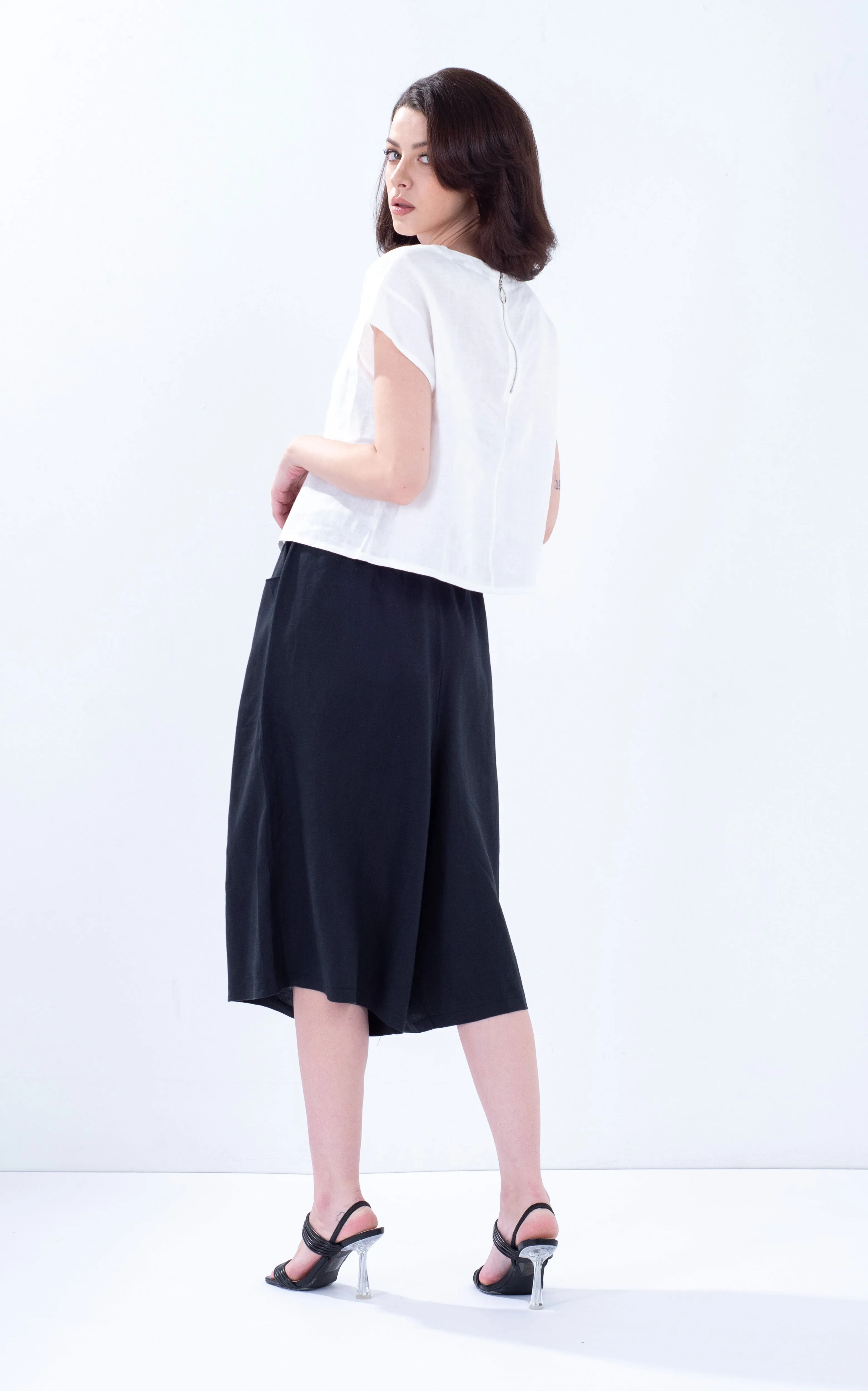 Linen Pocket Culottes