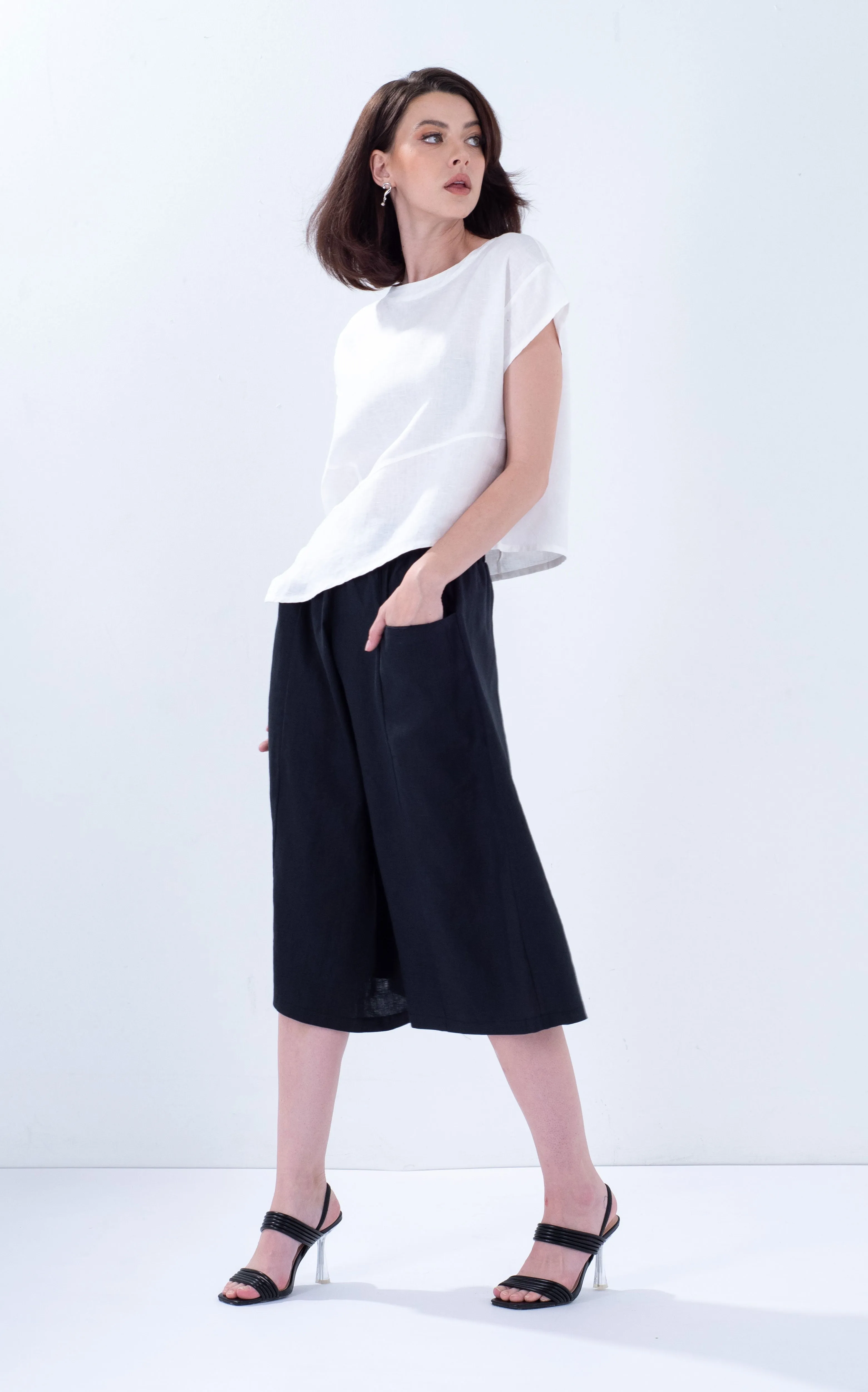 Linen Pocket Culottes