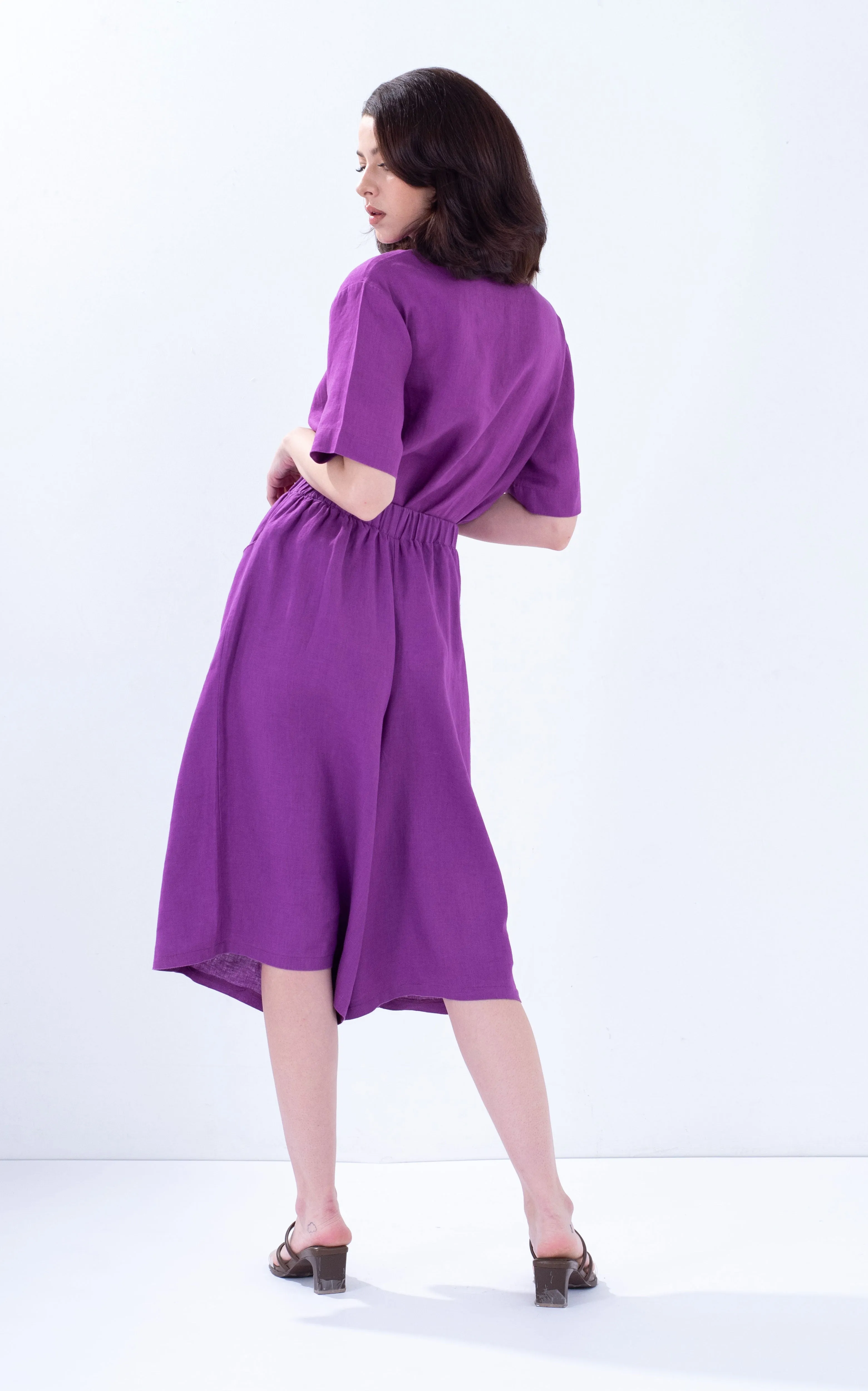 Linen Pocket Culottes