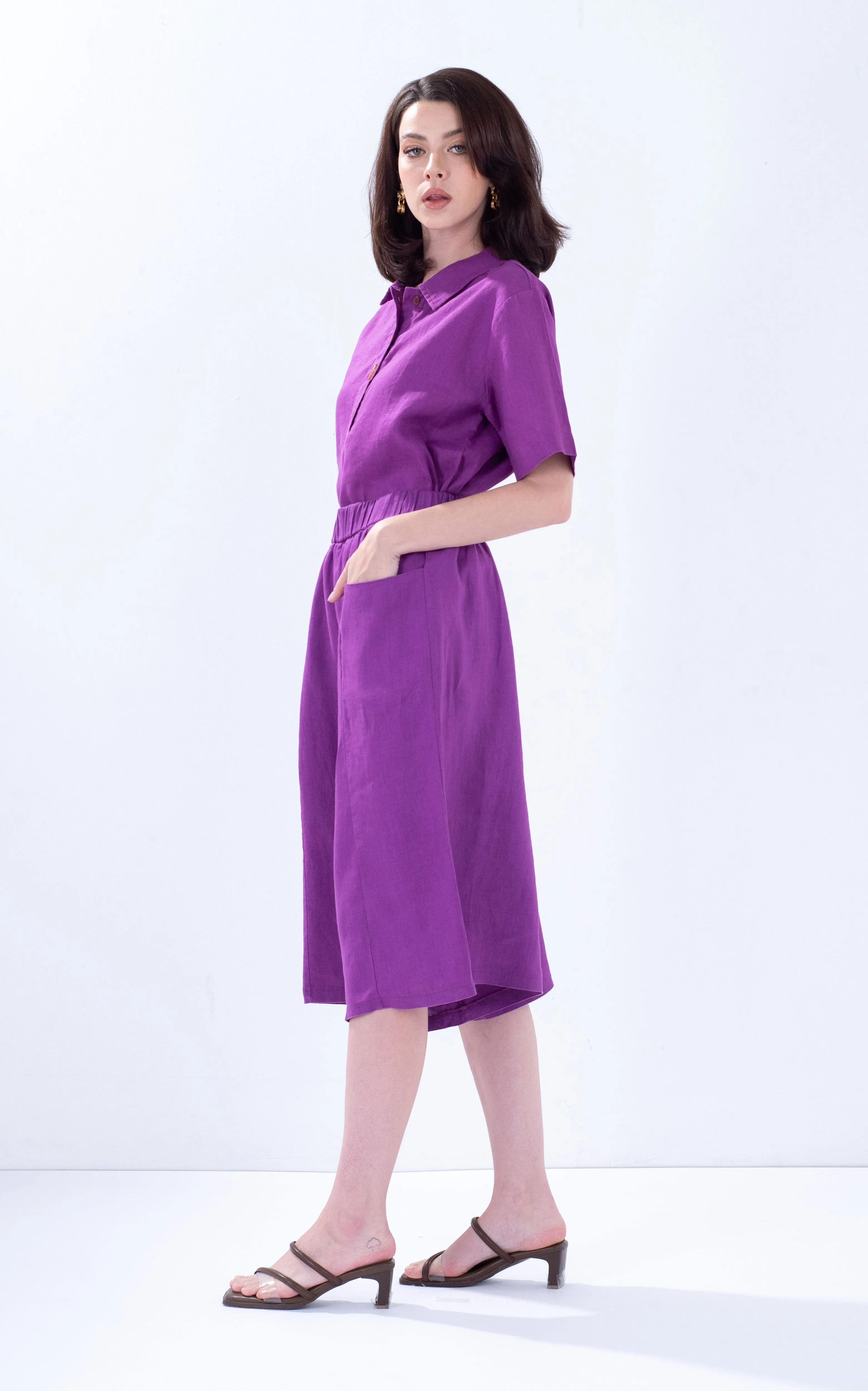 Linen Pocket Culottes