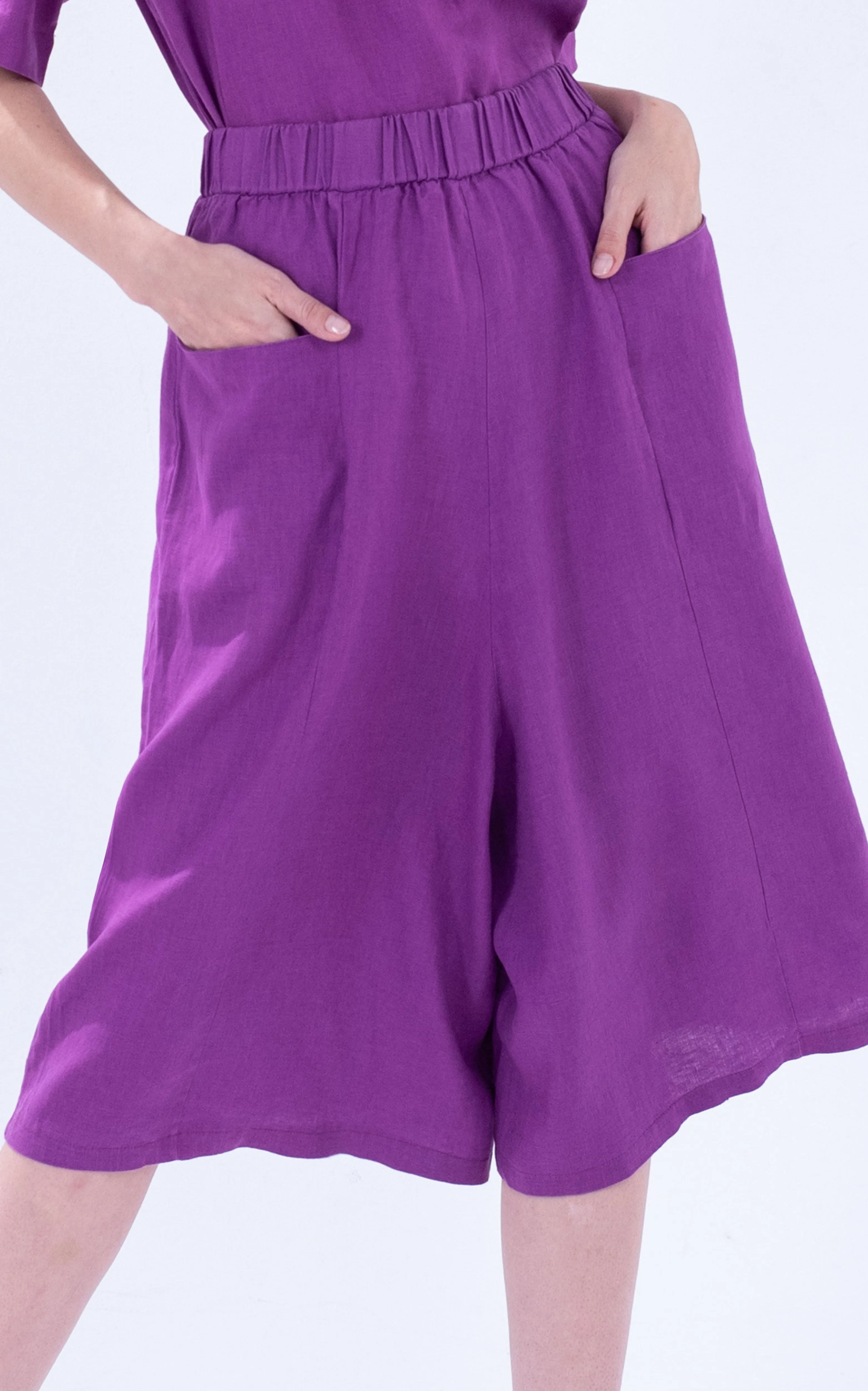 Linen Pocket Culottes
