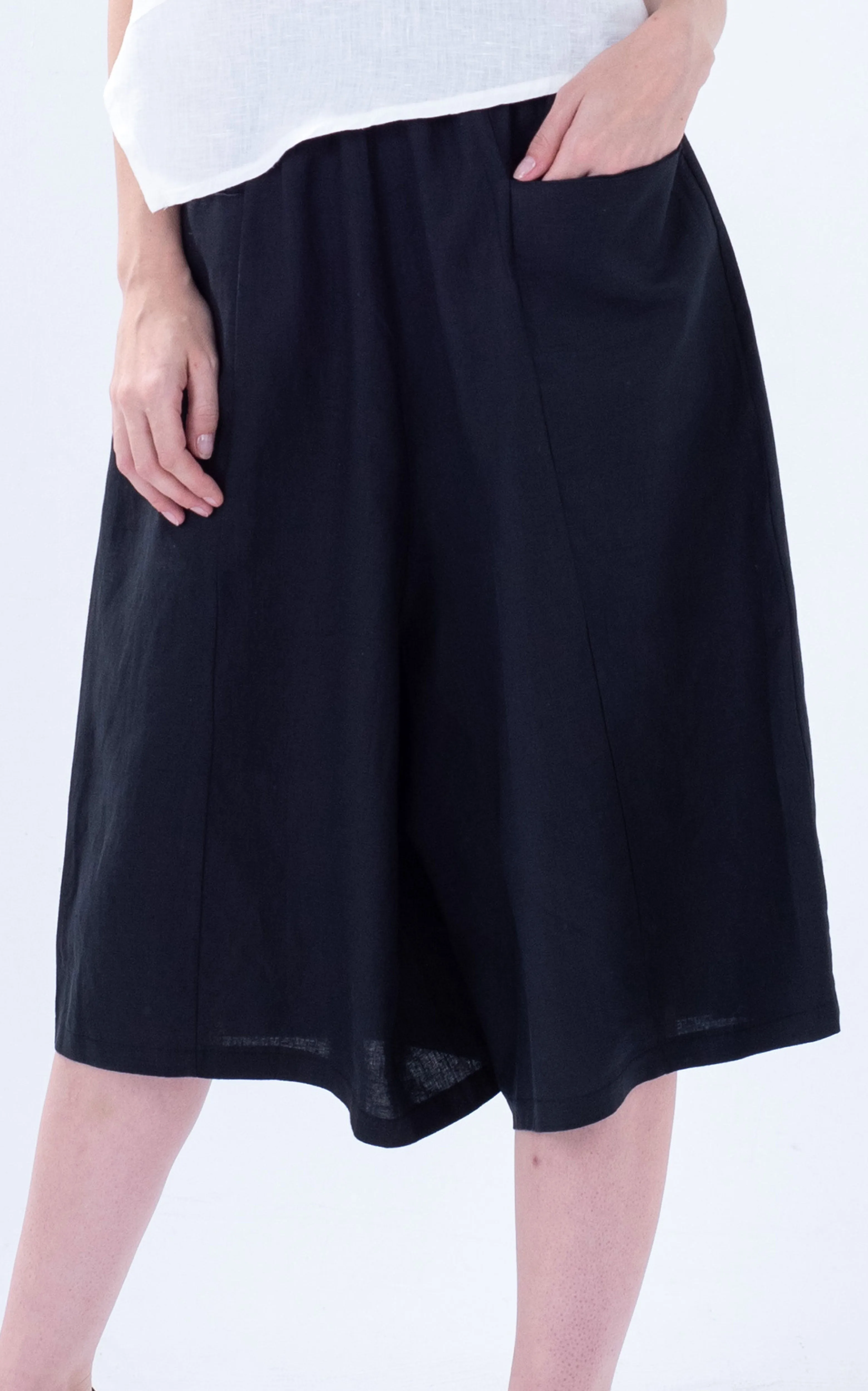 Linen Pocket Culottes