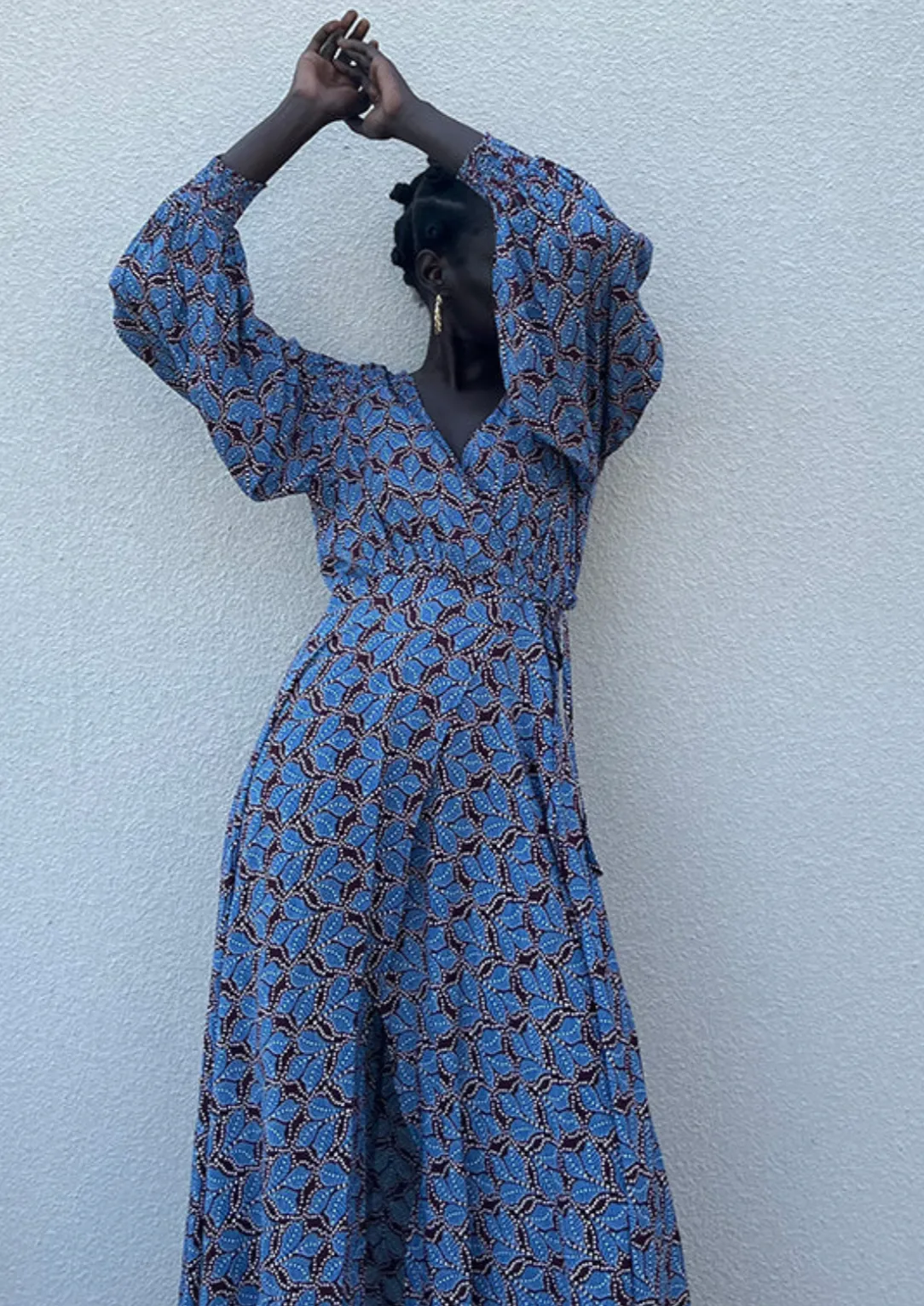 Lolita Wrap Dress - Boysenberry