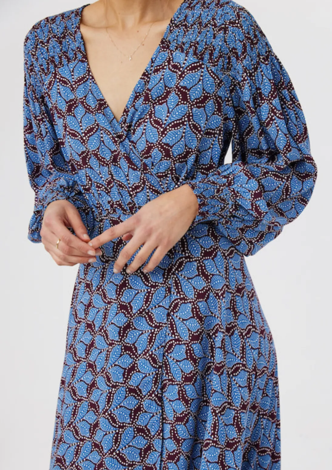 Lolita Wrap Dress - Boysenberry