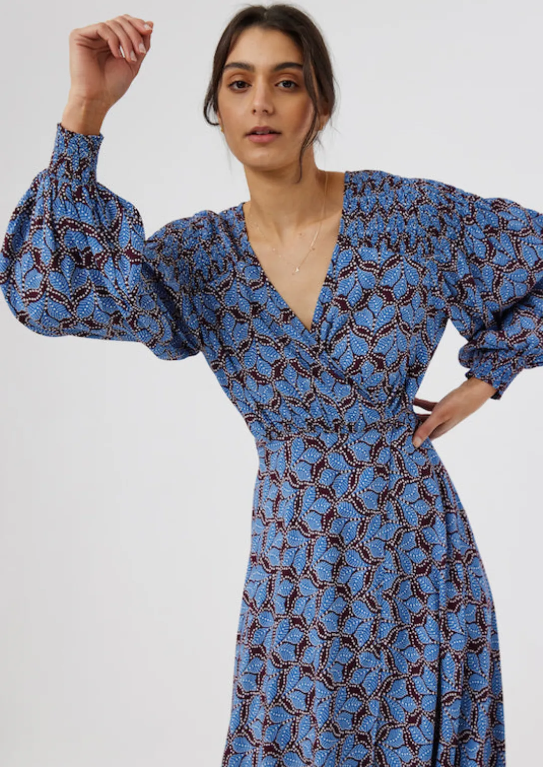 Lolita Wrap Dress - Boysenberry