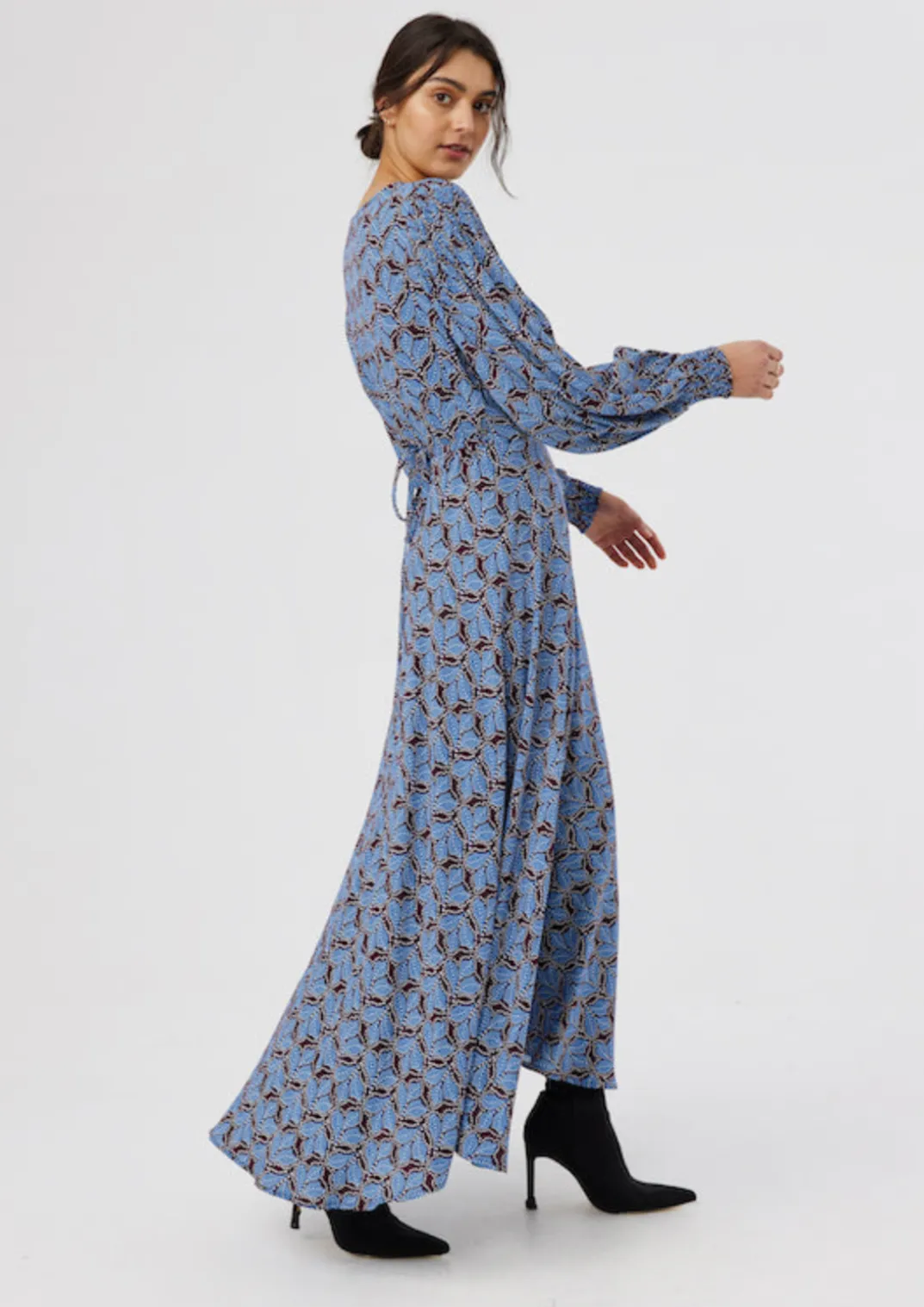 Lolita Wrap Dress - Boysenberry