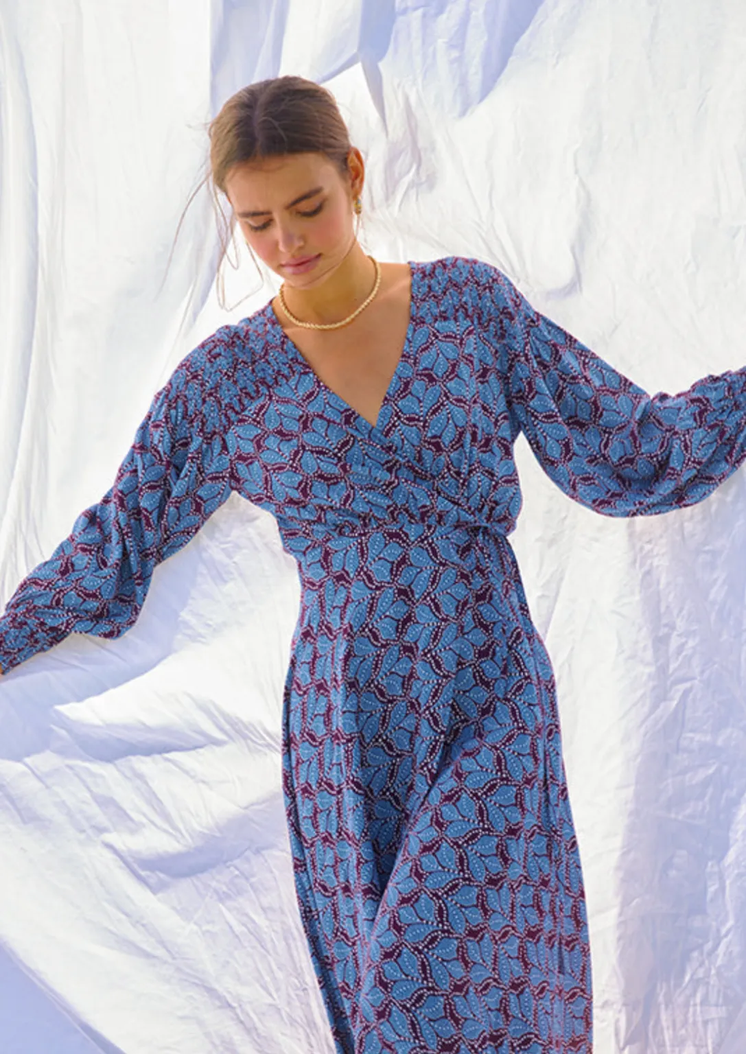 Lolita Wrap Dress - Boysenberry