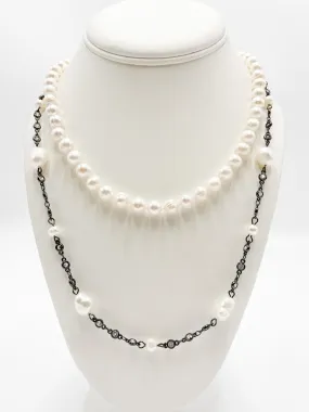 LONG NECKLACE COVERTIBLE TO DOUBLE