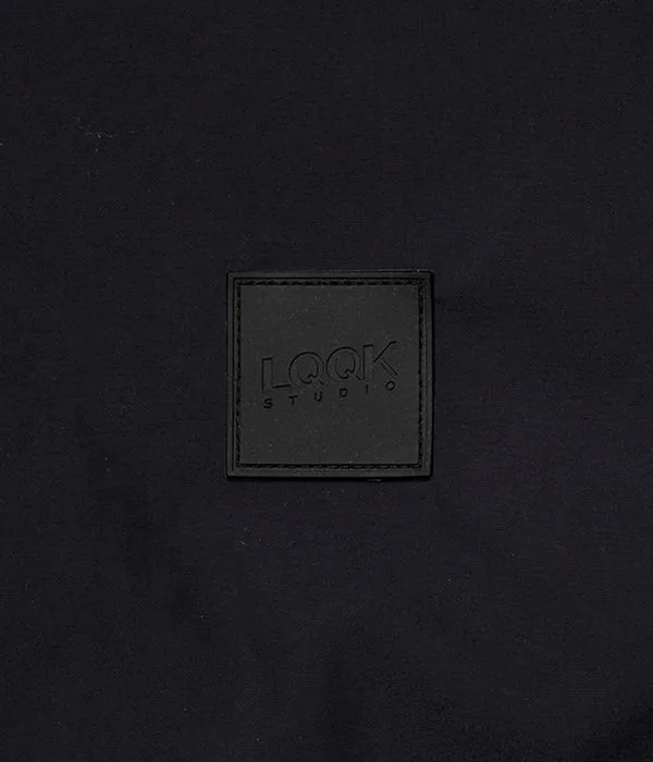 LQQK Studio/NYLON TRACK JACKET (BLACK)