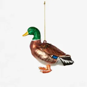 Mallard Glitter Ornament