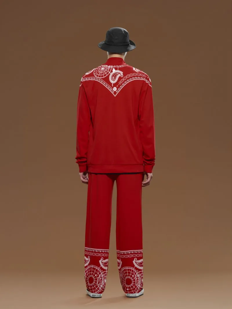 MARCELO BURLON TEMPERA SLIM TRACK JACKET Mens Apparel