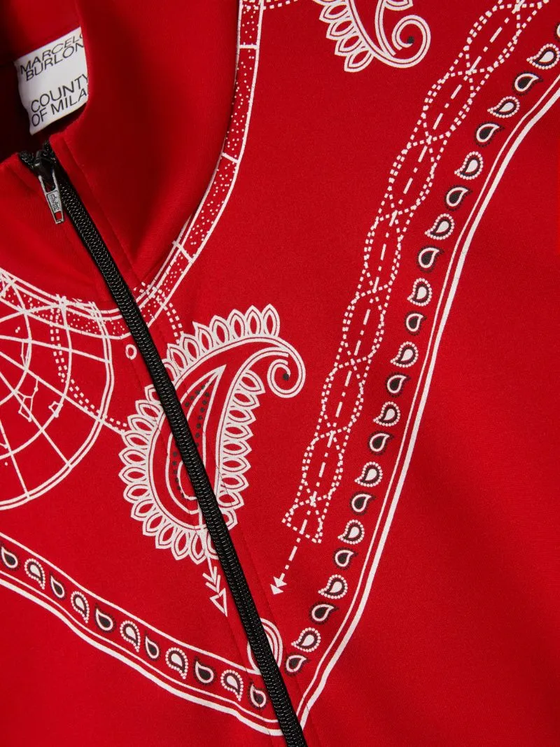 MARCELO BURLON TEMPERA SLIM TRACK JACKET Mens Apparel