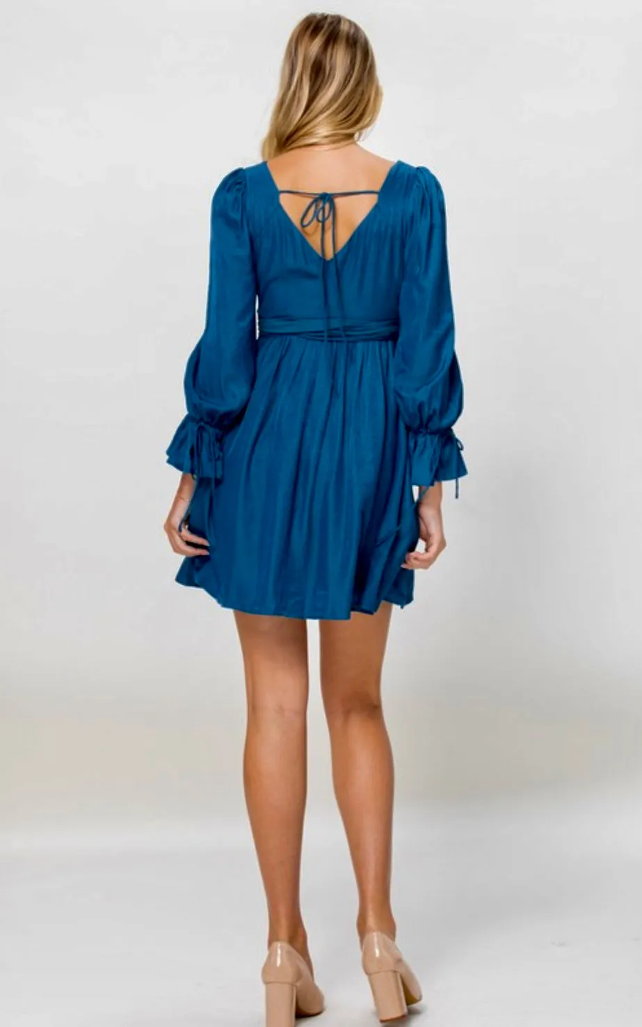 Markle Wrap Front Detail Dress