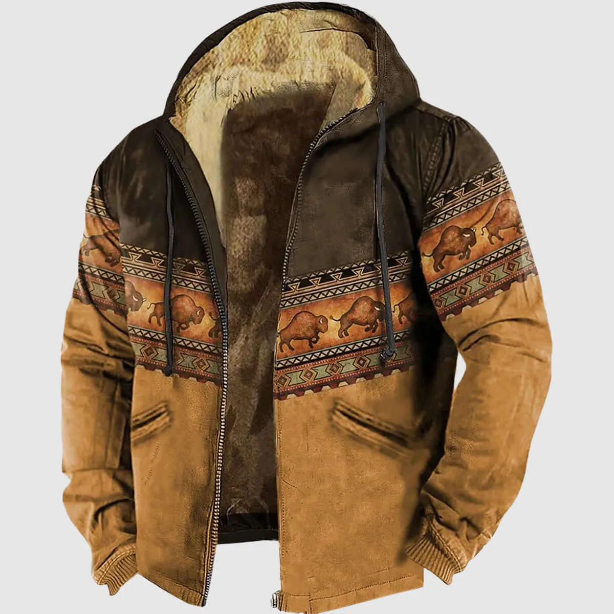 Men's Hooded Fleece Jacket