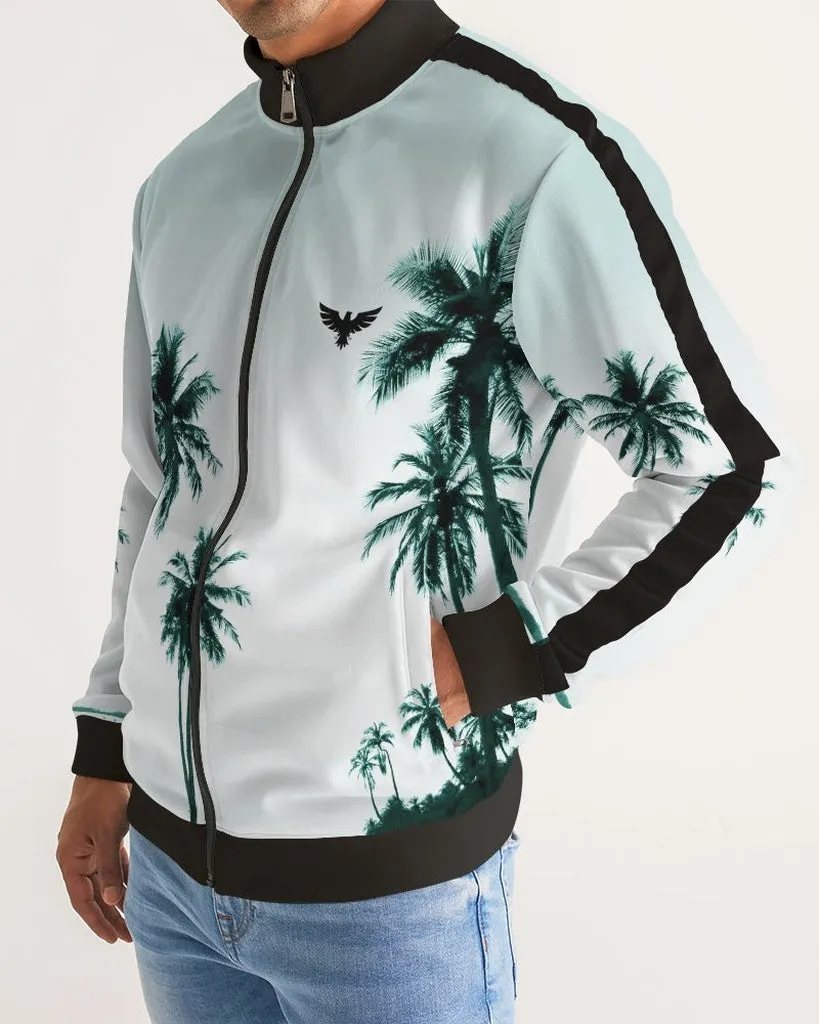 Men's Palm Made Track Jacket W/Striped-Sleeve