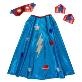 Meri Meri Blue Superhero Dress Up Costume S3001