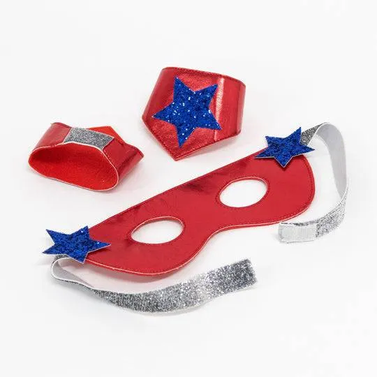 Meri Meri Blue Superhero Dress Up Costume S3001