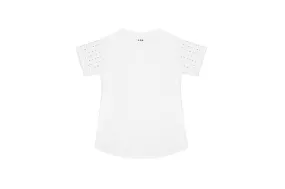MIA Studded Sleeve White Tee