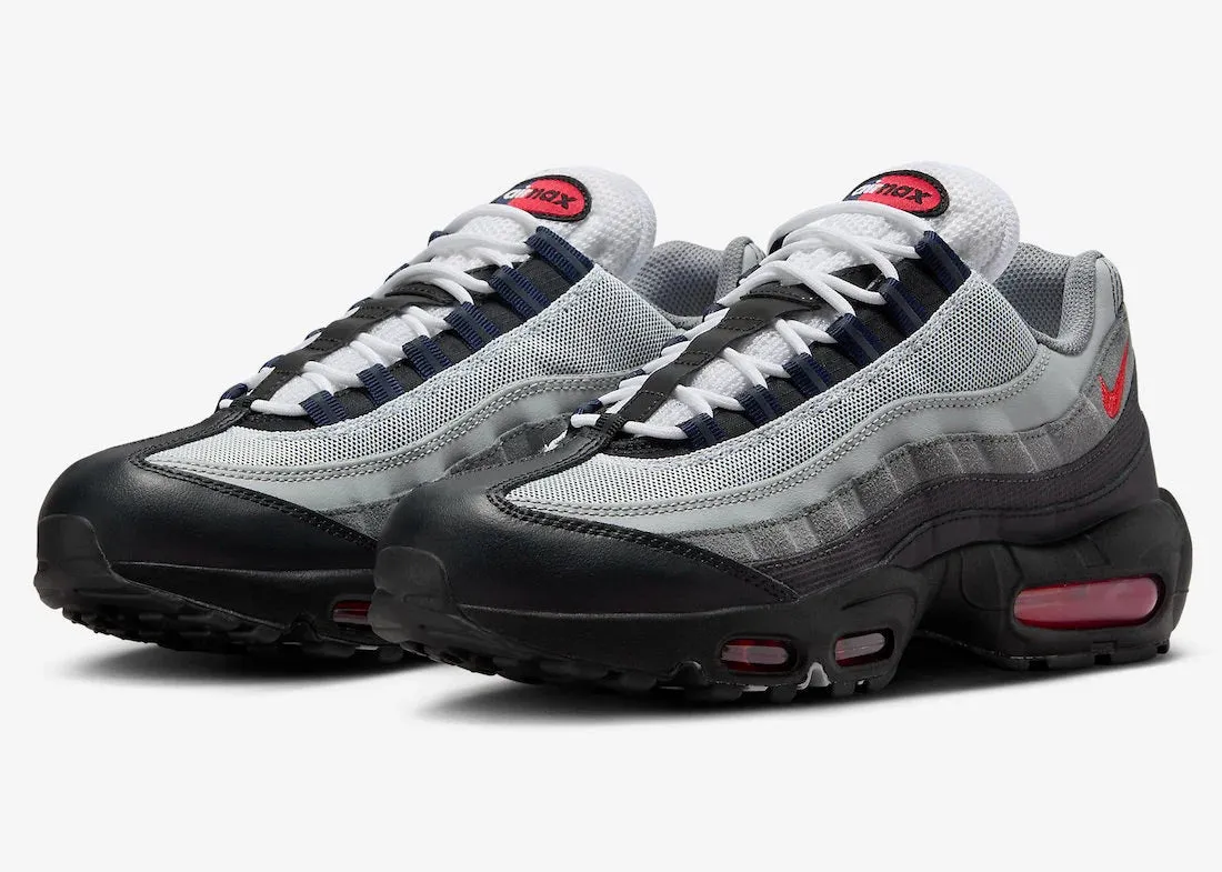 Nike Air Max 95 Smoke Grey Track Red