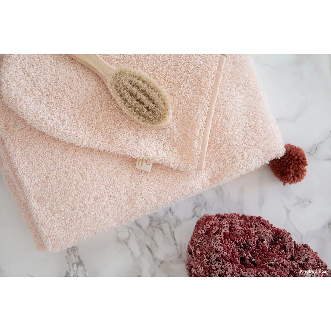 nobodinoz So Cute Baby Bath Set Pink
