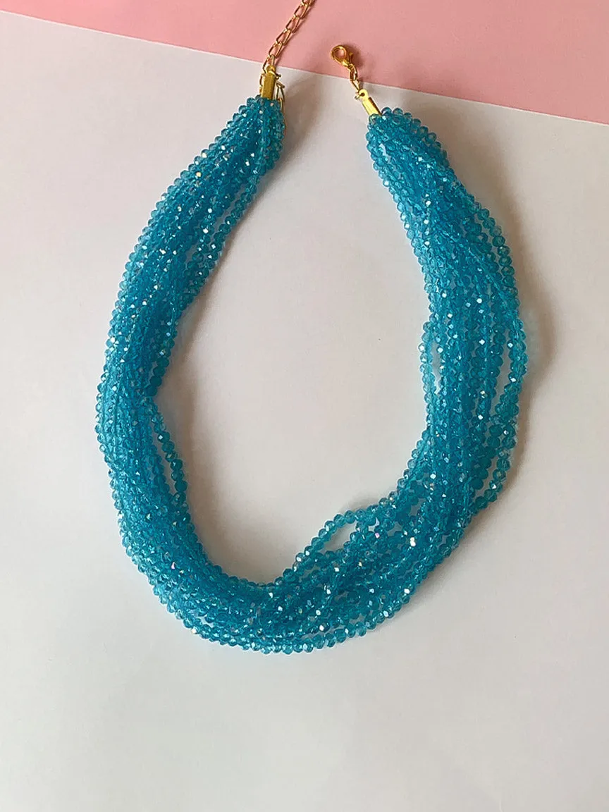 Ocean Blue Layered Necklace