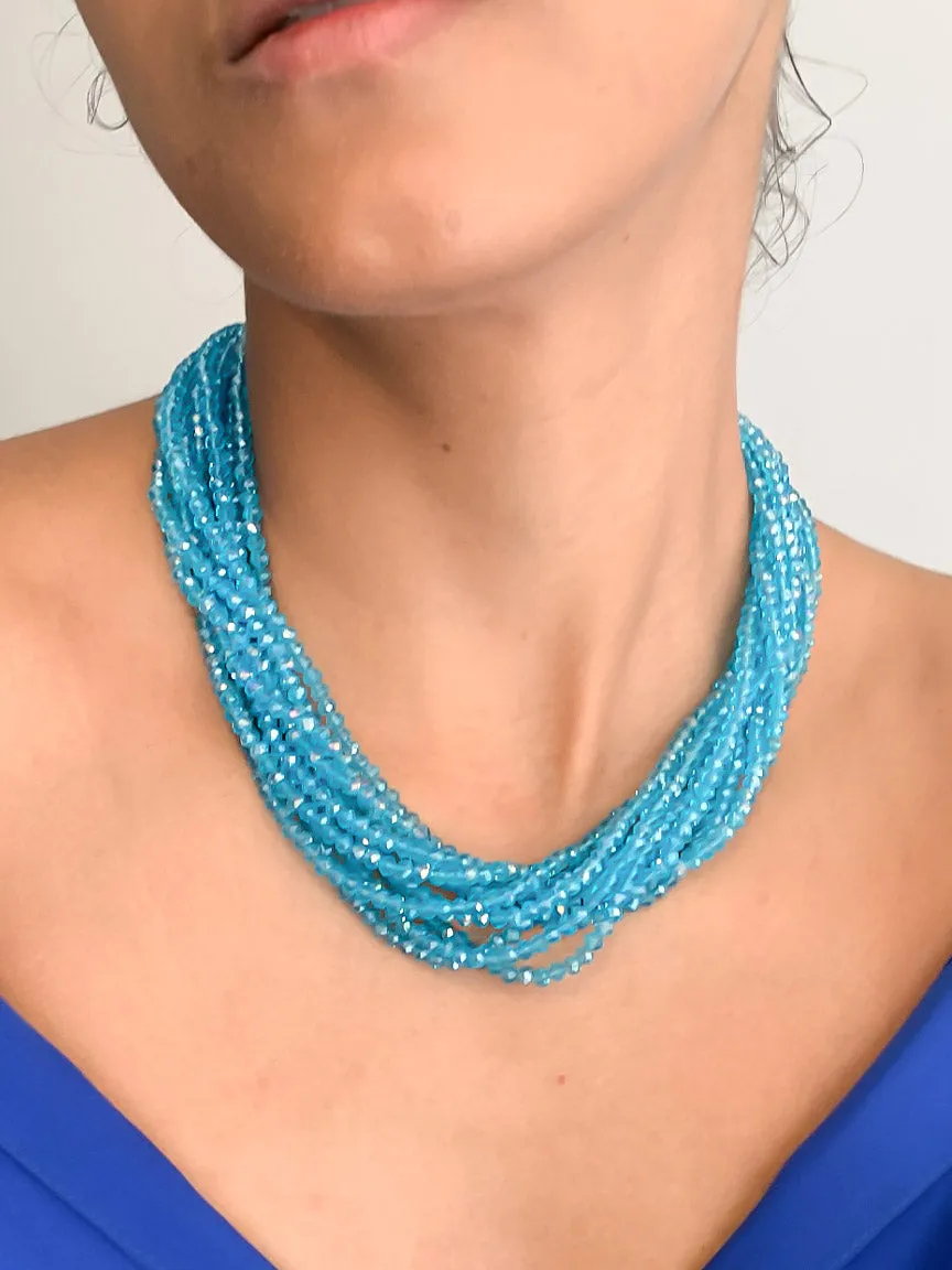Ocean Blue Layered Necklace