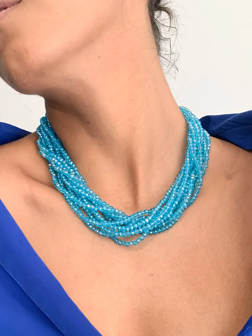 Ocean Blue Layered Necklace