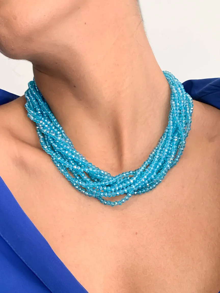 Ocean Blue Layered Necklace