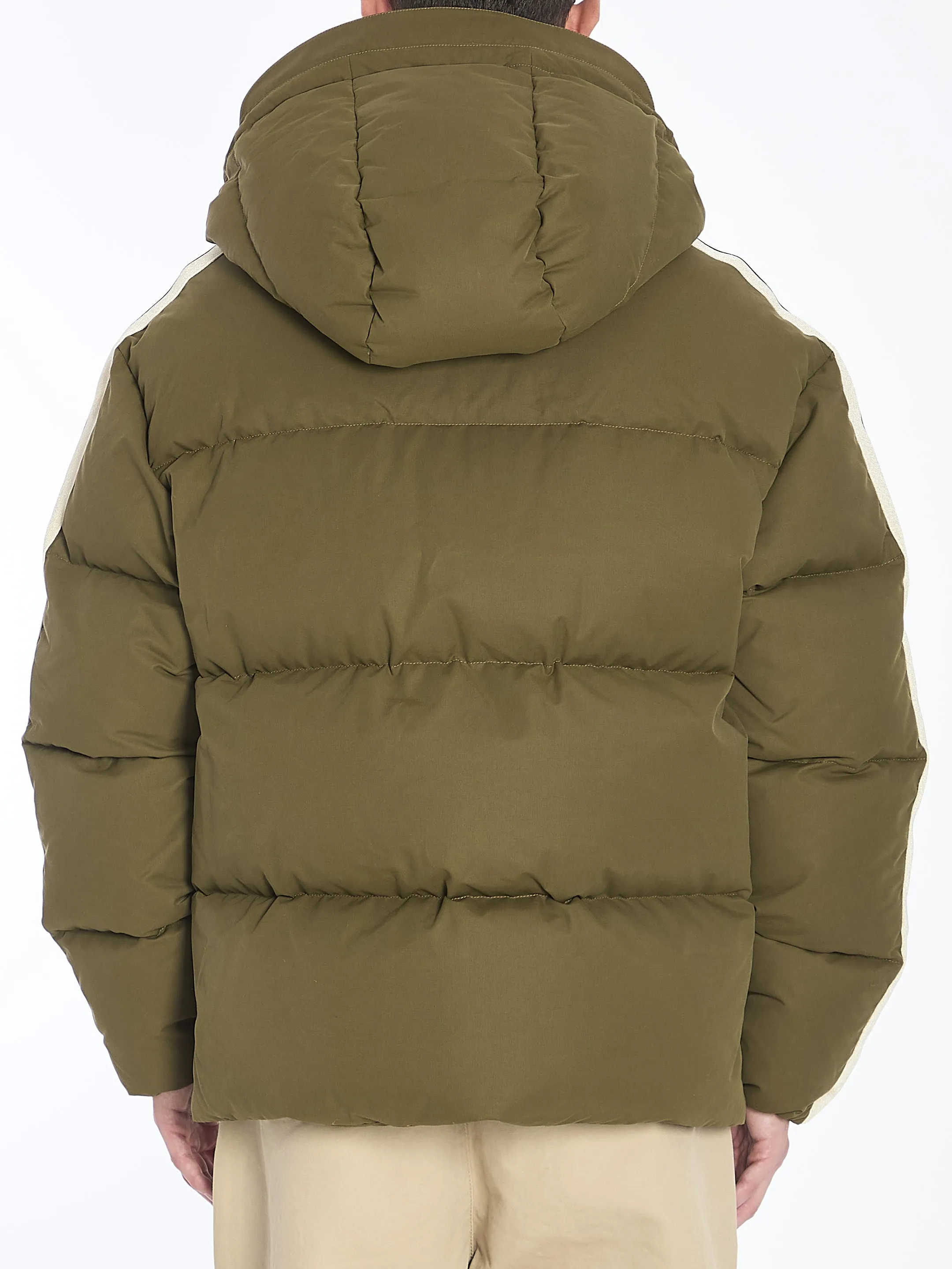 Palm Angels Track Monogram Puffer Jacket