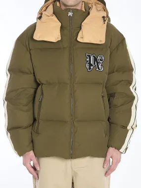 Palm Angels Track Monogram Puffer Jacket