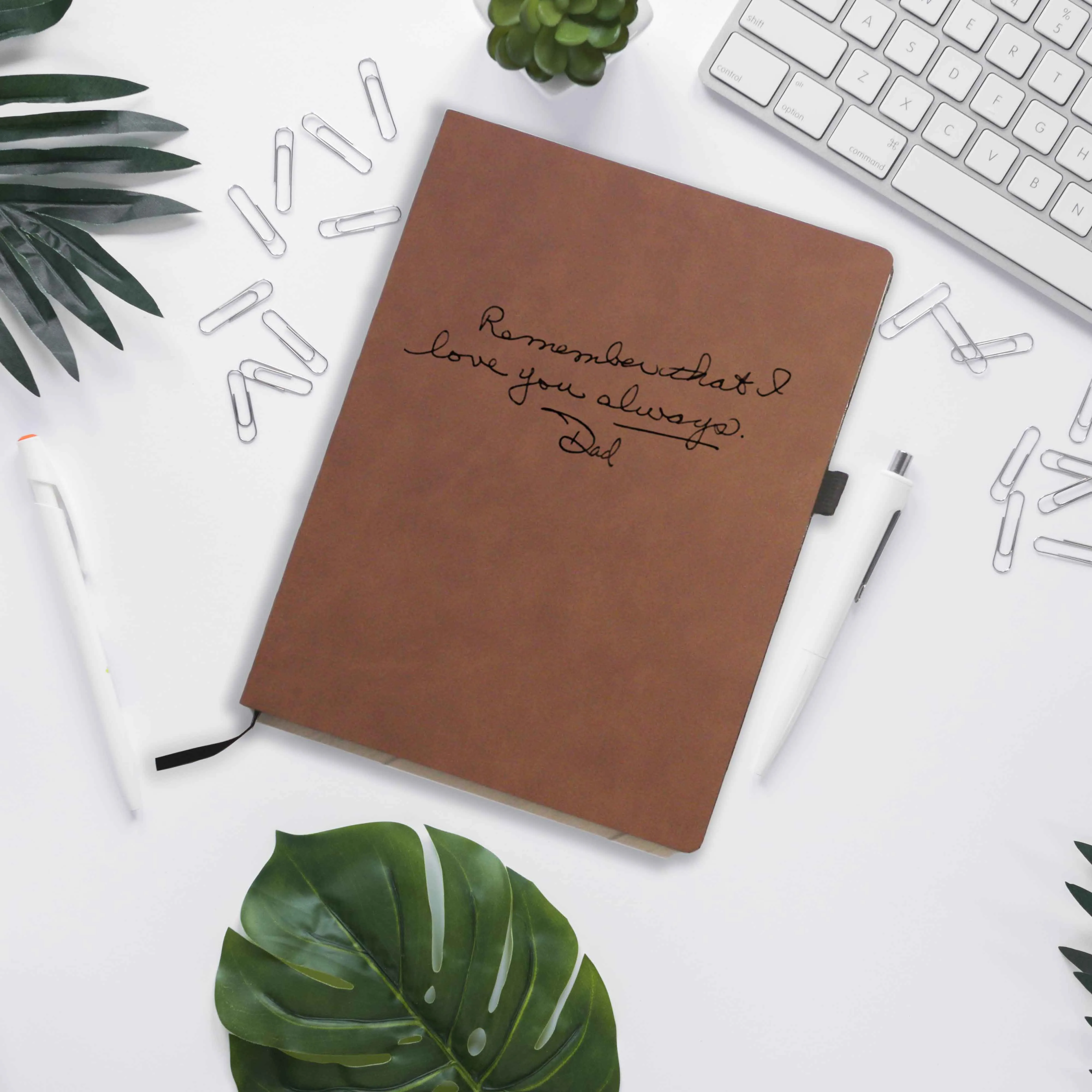 Personalised Handwritten Message Notebook