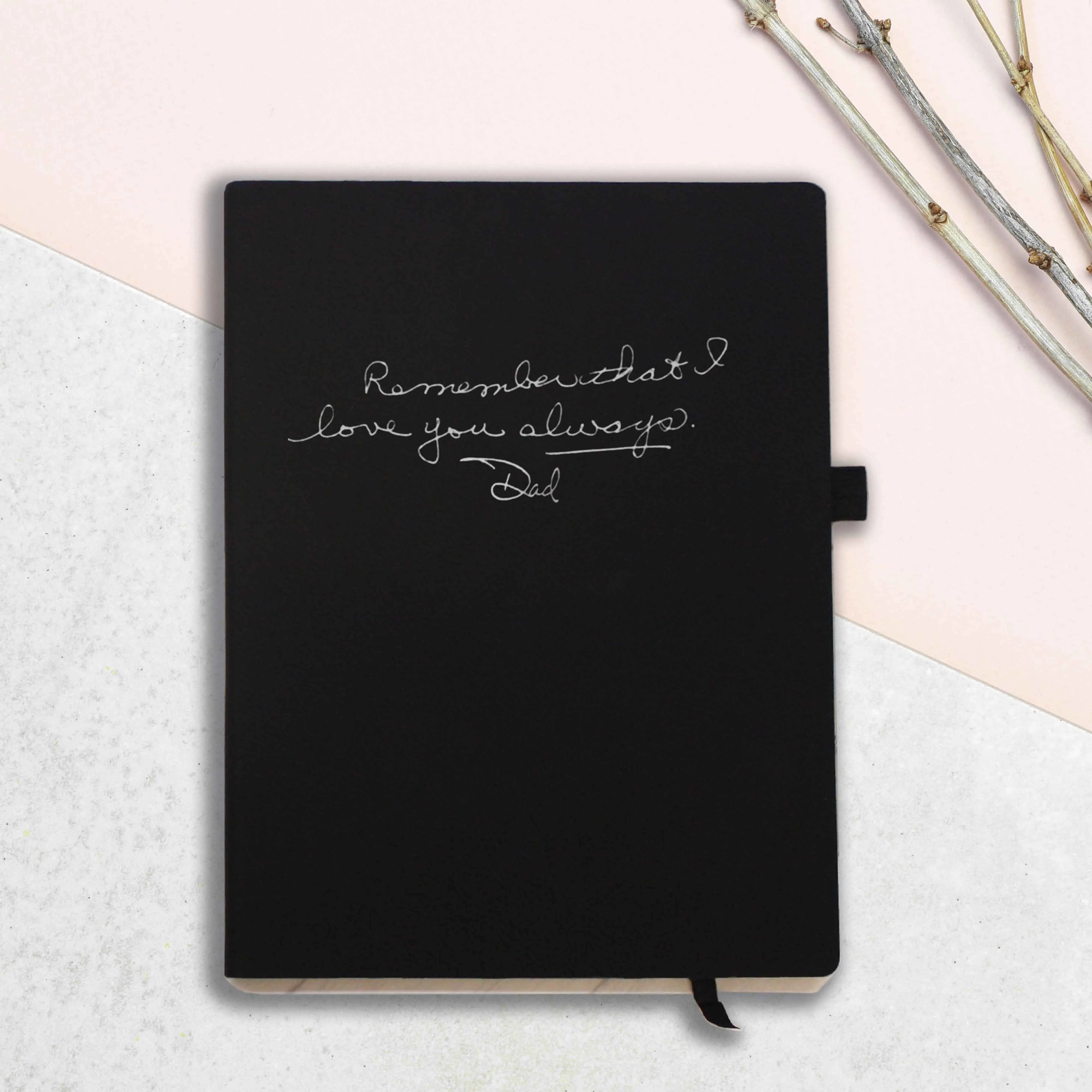 Personalised Handwritten Message Notebook