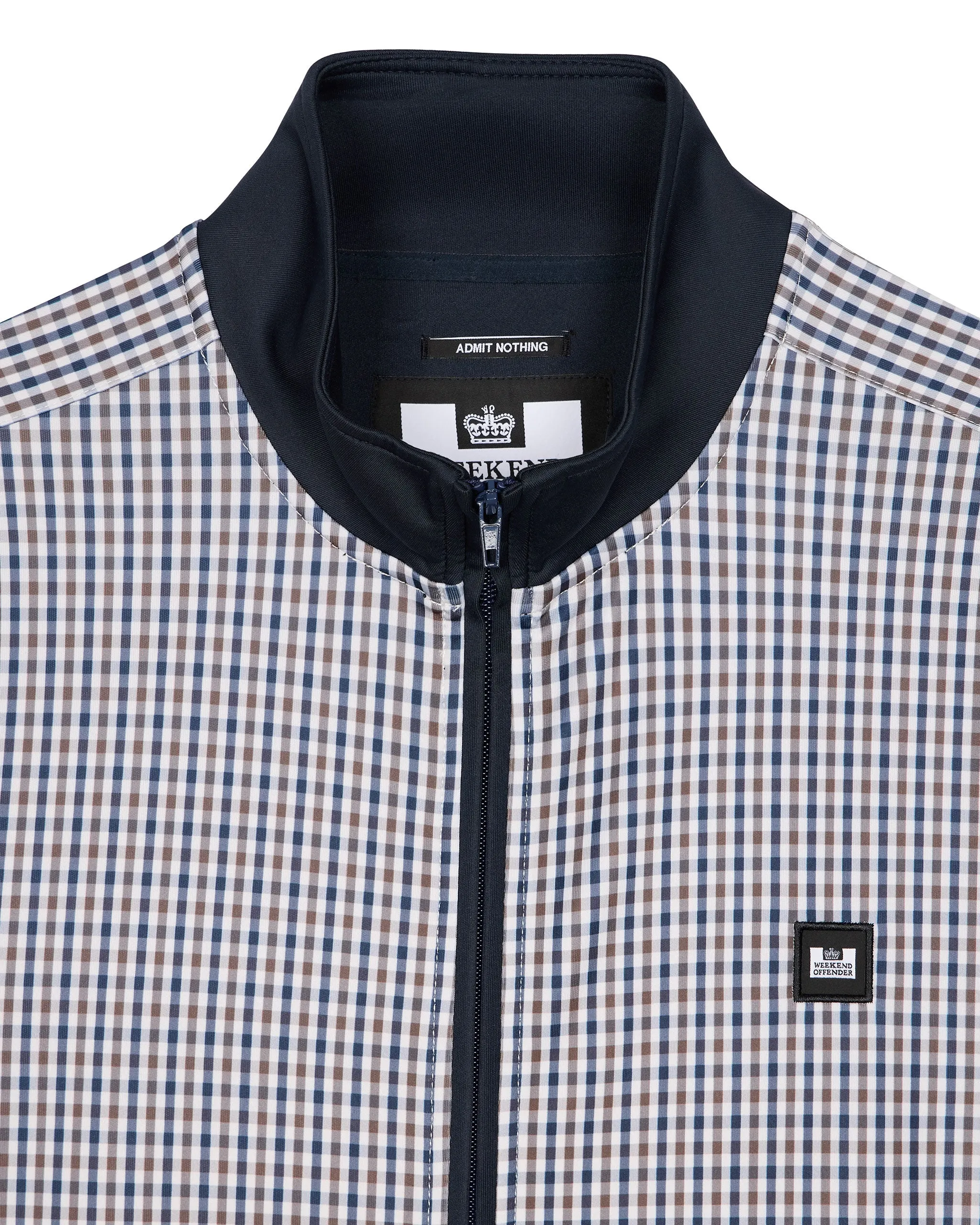 Placencia Tricot Track Top House Check