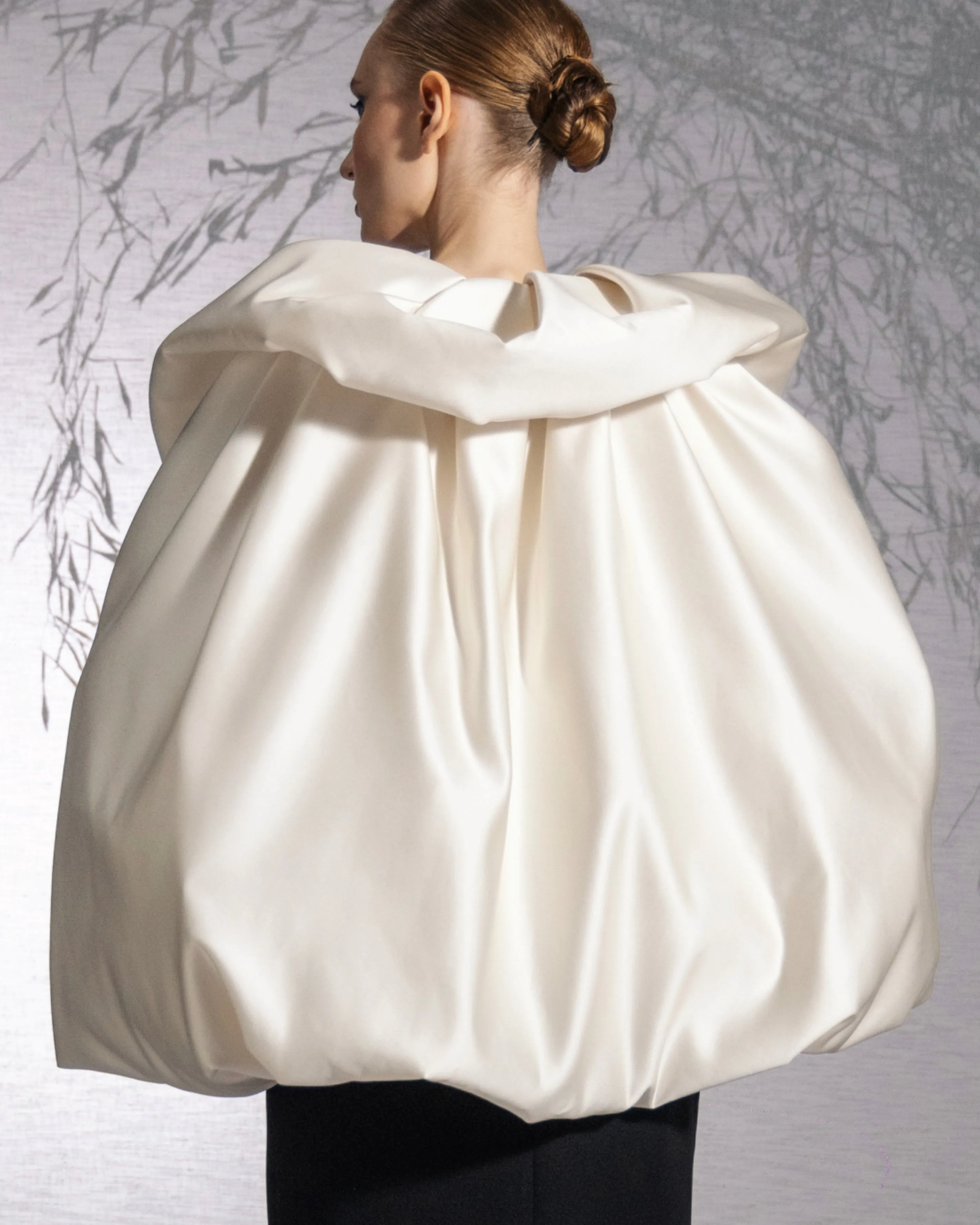 Puffy Satin Duchess Bolero