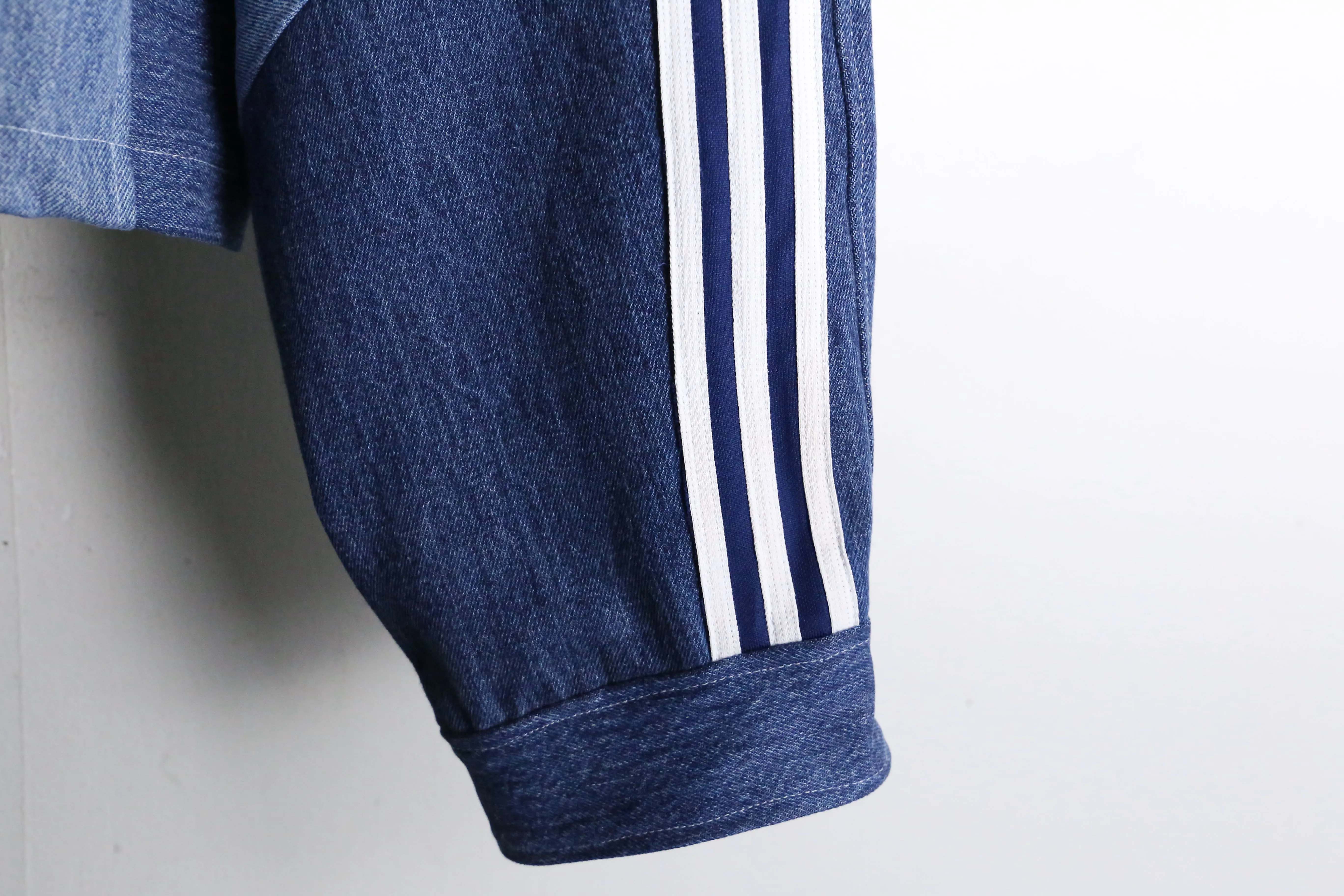 "Re:make" track denim blouson