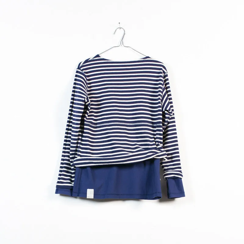 reversible double layer sweater