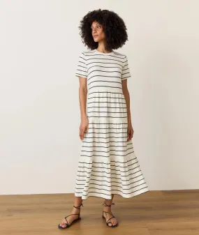 Sadie Vintage Slub Midi Dress