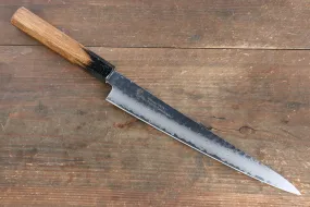 Sakai Takayuki VG10 33 Layer Damascus Sujihiki 240mm Live oak Lacquered (Kokushin) Handle