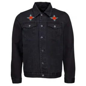 Santa Cruz Dressen Rose Kit Jacket Black Denim