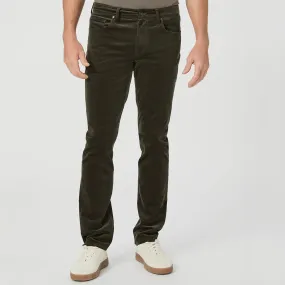 Shaded Glen (Green) Corduroy – Lennox Slim Fit Jeans - PAIGE