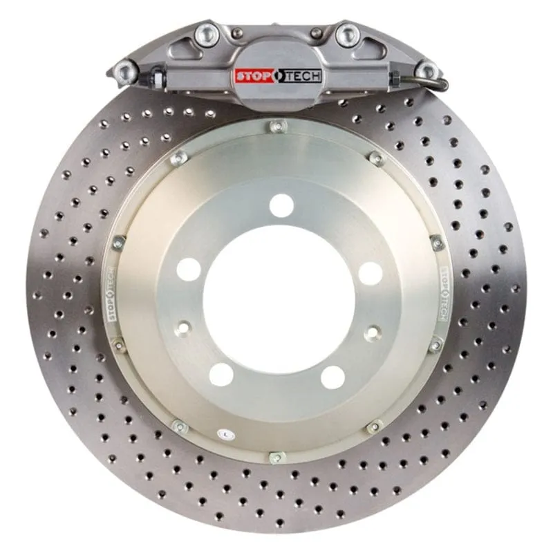 StopTech 99-02 Audi S4 Rear Big Brake Kit Trophy ST-22 Calipers 328x28mm Drilled Rotors
