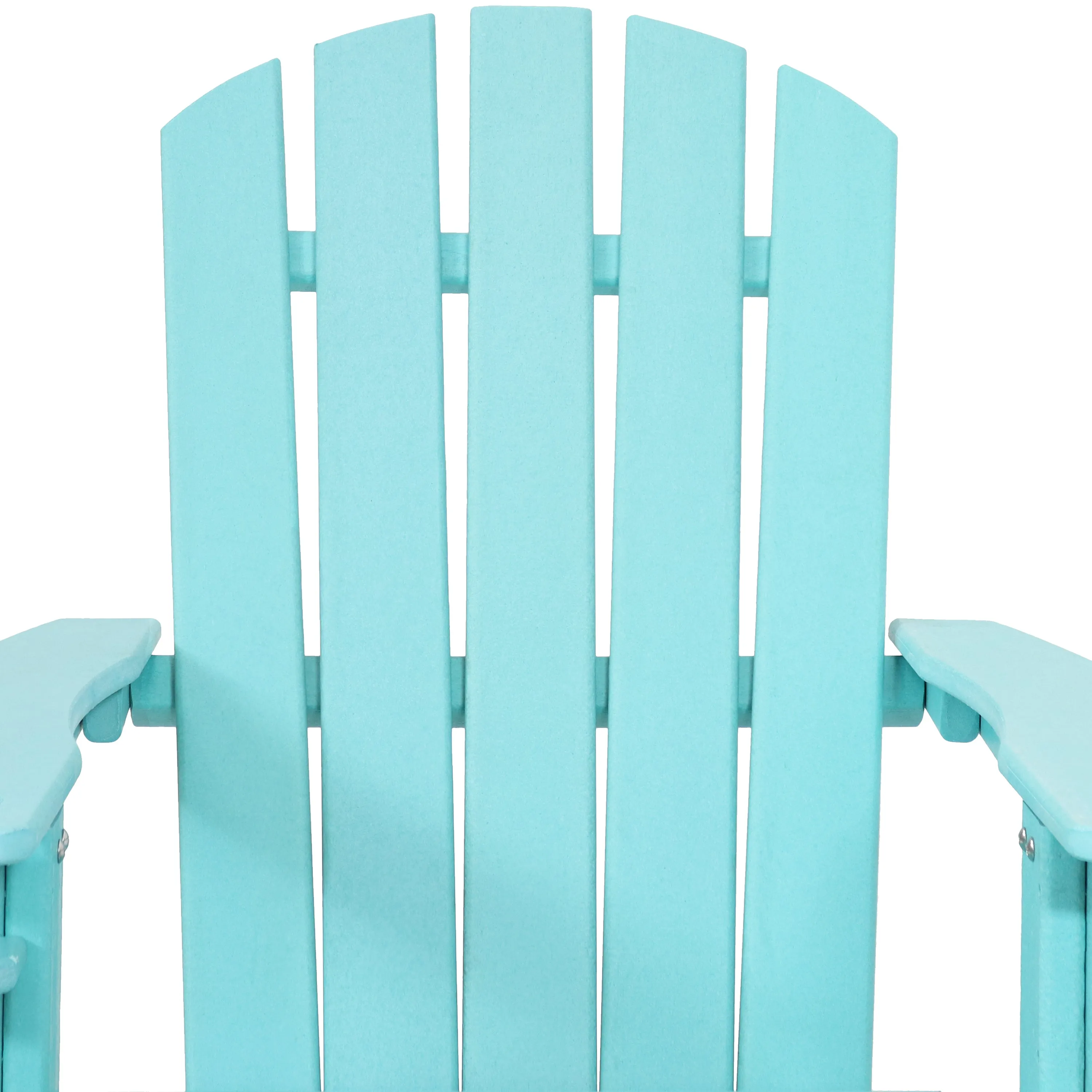 Sunnydaze All-Weather Outdoor Adirondack Chair with Drink Holder - Set of 2