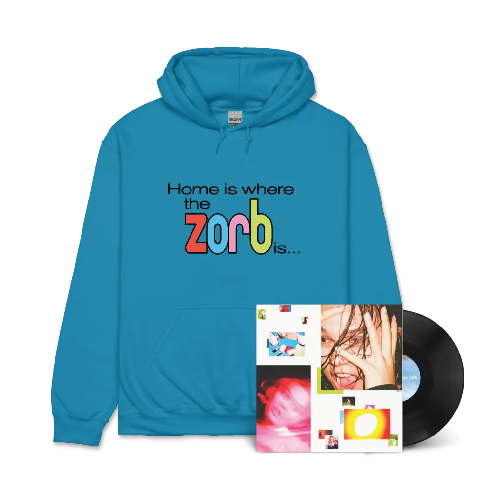 Sycco / Zorb LP Black Eco-Wax Vinyl & Home Is Where The Zorb Is... Hoodie Bundle